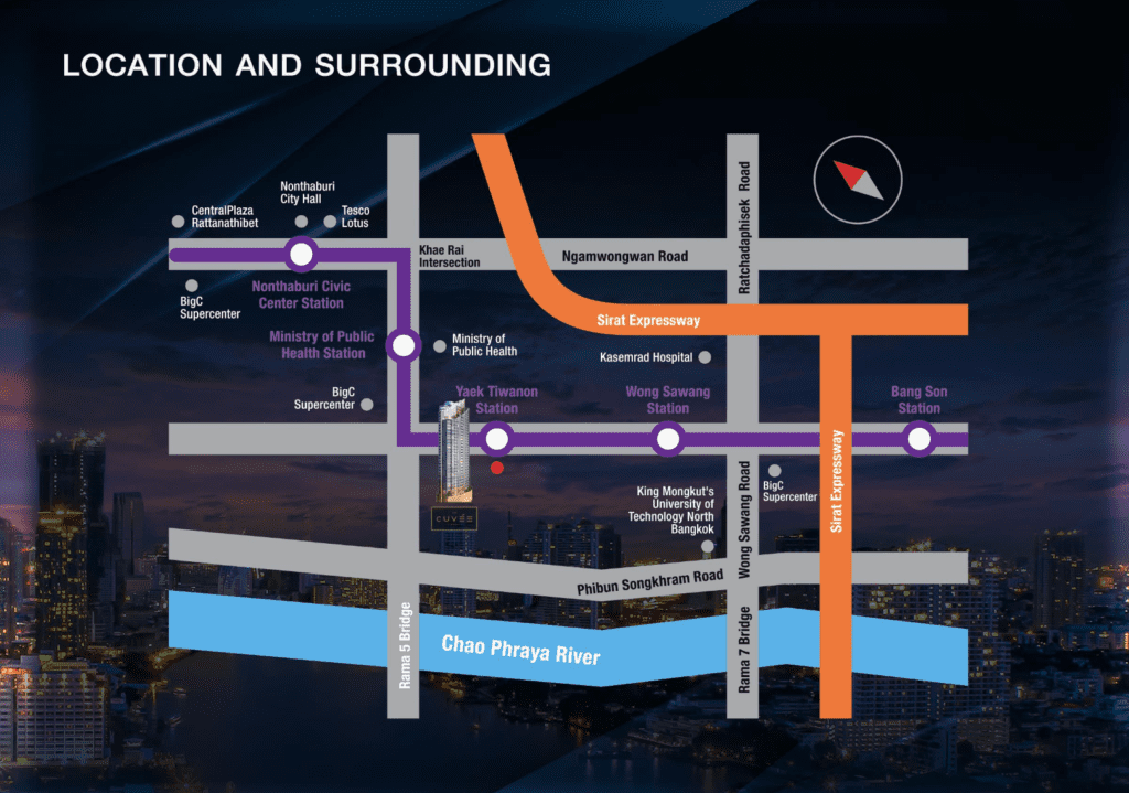 The Cuvee Yeak Tiwanon map