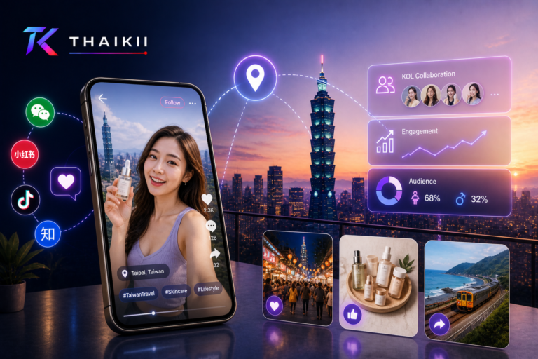 Taiwan KOL Marketing for Thai Brands: What to Know First Before Entering the Chinese-Speaking Market