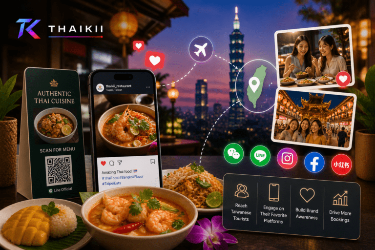 Thai restaurant marketing Taiwan