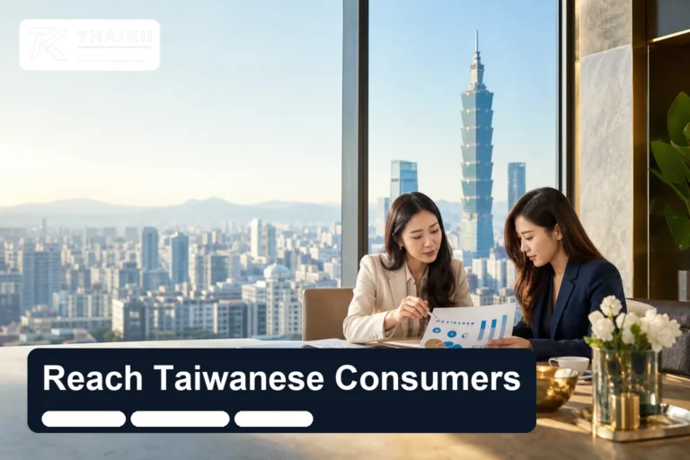 Chinese marketing agency in Thailand planning a Taiwan market entry strategy for Thai brands