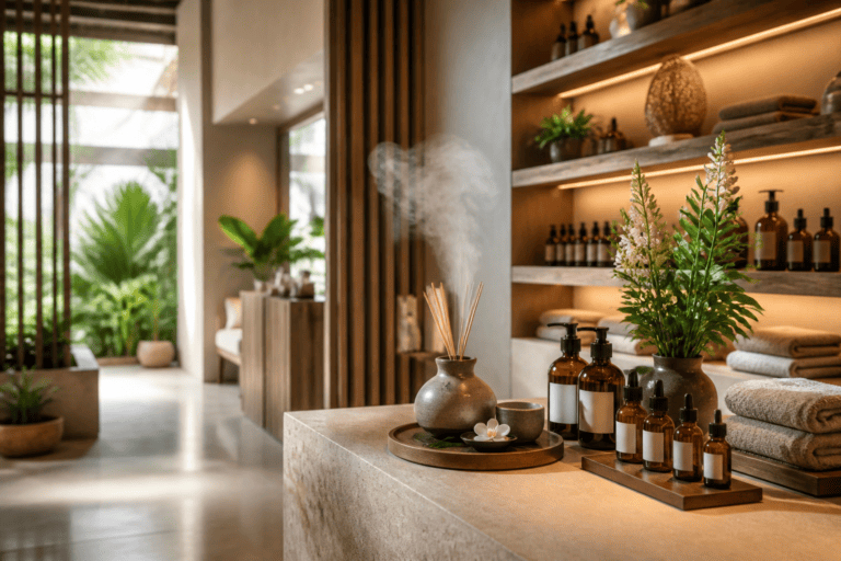 曼谷高端香氛保養與 SPA 生活風格情境