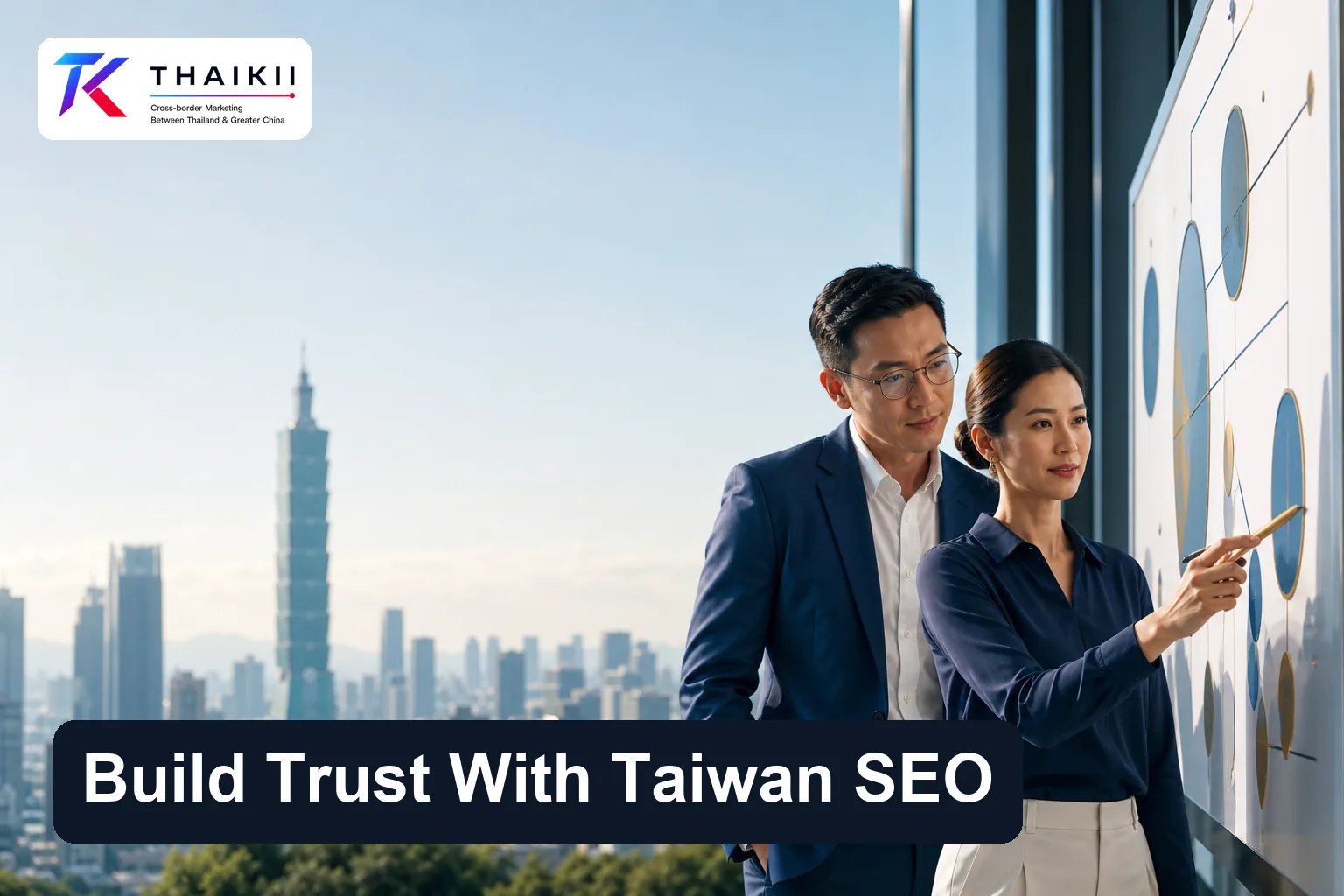 Thai brand team planning localized SEO for Taiwan market entry